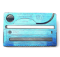 Preview: GRIM WORKSHOP®: Hot Shot Fire Card Gen2 Survival Knife with Fire Starter Card